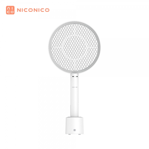 【NICONICO】座充式觸控小黑蚊電蚊拍NI-ES803